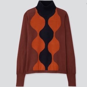 Uniqlo marimekko turtle neck sweater xxs